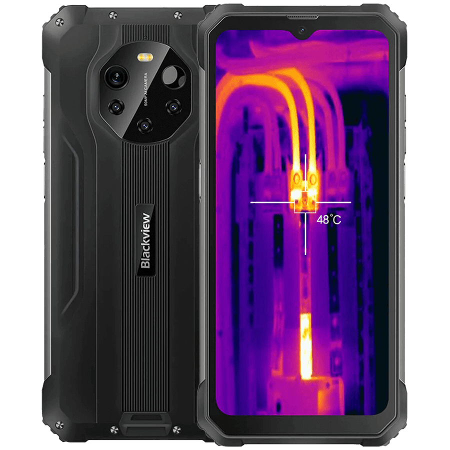 Blackview Rugged BL8800 Dual 5G Pro 6.58" FHD+IPS 1080x2408 8GB/128GB, 16MP Front/5MP+50MP Back Cam 8380mAh Type-C Android 11 Dual SIM SD card slot Black "BL8800_PRO-B_EU"