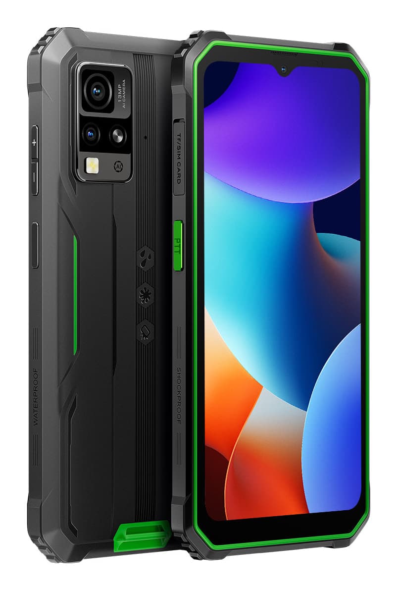 Blackview Rugged BV4800Pro LTE 6.56" HD+IPS 720x1612 60Hz GORILLA GLASS 5 4GB/128GB CAM Front 8MP Rear 16MP+2MP 5180mAh Android 15 5180mAh Green "BV4800PRO_GR_EU" — miniatură