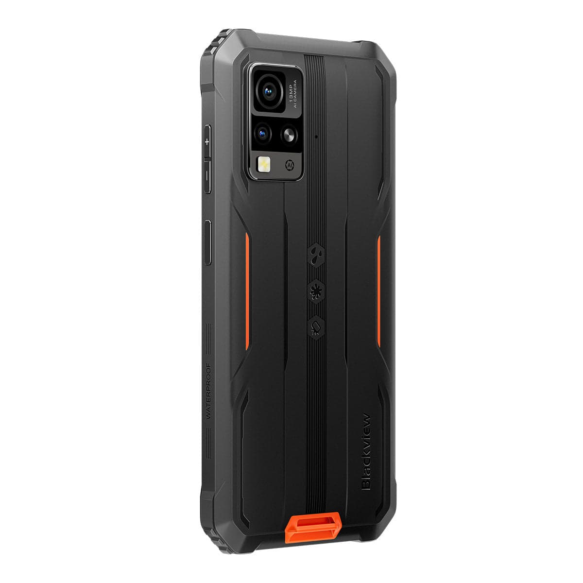 Blackview Rugged BV4800Pro LTE 6.56" HD+IPS 720x1612 60Hz GORILLA GLASS 5 4GB/128GB CAM Front 8MP Rear 16MP+2MP 5180mAh Android 15 5180mAh Orange "BV4800PRO_OR_EU" — miniatură