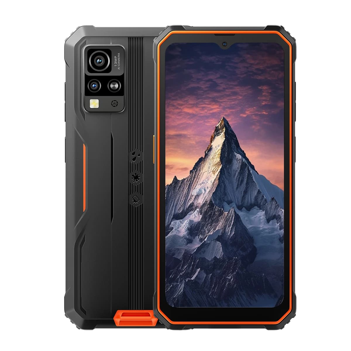 Blackview Rugged BV4800Pro LTE 6.56" HD+IPS 720x1612 60Hz GORILLA GLASS 5 4GB/128GB CAM Front 8MP Rear 16MP+2MP 5180mAh Android 15 5180mAh Orange "BV4800PRO_OR_EU"