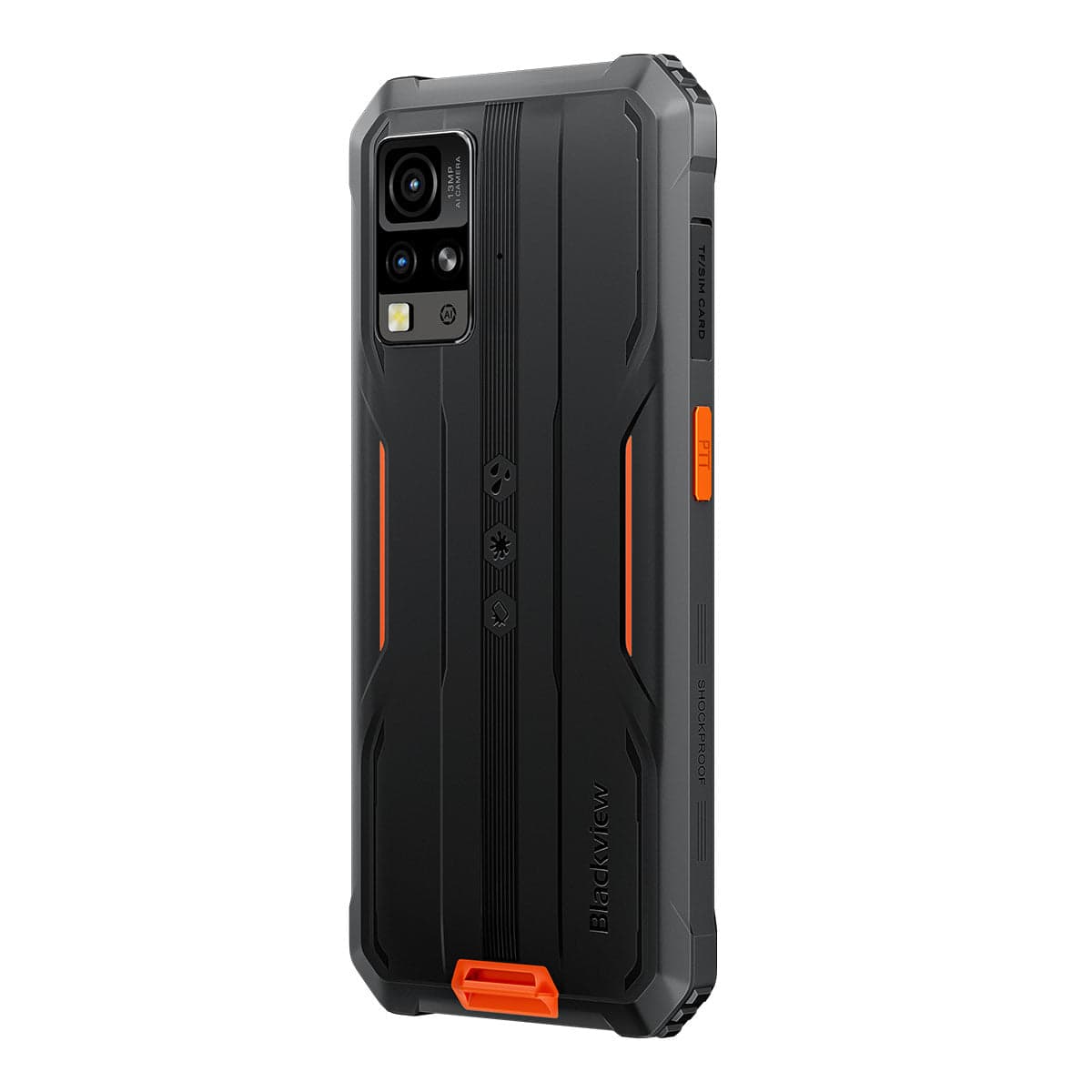 Blackview Rugged BV4800Pro LTE 6.56" HD+IPS 720x1612 60Hz GORILLA GLASS 5 4GB/128GB CAM Front 8MP Rear 16MP+2MP 5180mAh Android 15 5180mAh Orange "BV4800PRO_OR_EU" — miniatură