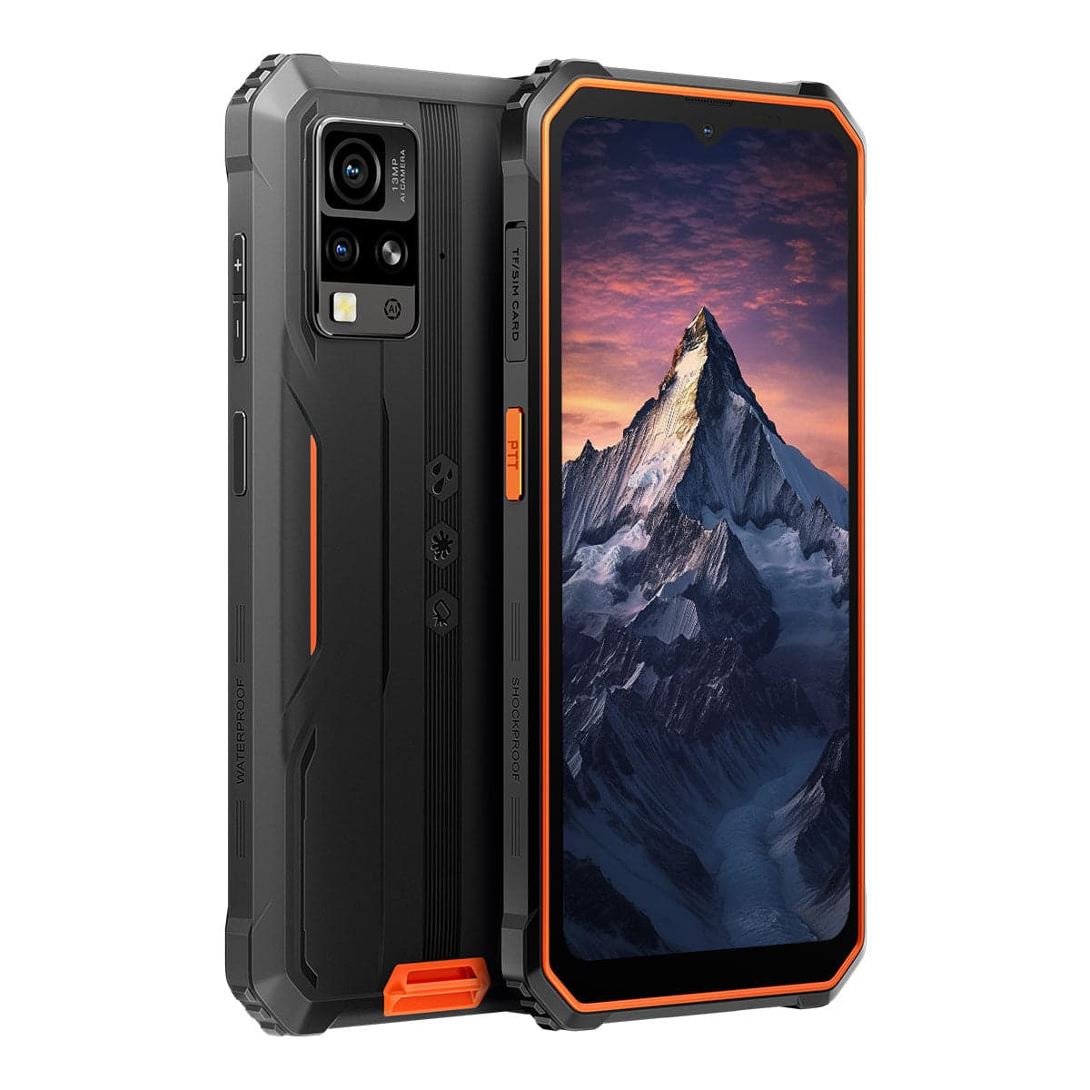 Blackview Rugged BV4800Pro LTE 6.56" HD+IPS 720x1612 60Hz GORILLA GLASS 5 4GB/128GB CAM Front 8MP Rear 16MP+2MP 5180mAh Android 15 5180mAh Orange "BV4800PRO_OR_EU" — miniatură
