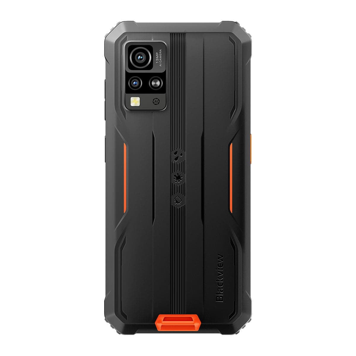 Blackview Rugged BV4800Pro LTE 6.56" HD+IPS 720x1612 60Hz GORILLA GLASS 5 4GB/128GB CAM Front 8MP Rear 16MP+2MP 5180mAh Android 15 5180mAh Orange "BV4800PRO_OR_EU" — miniatură