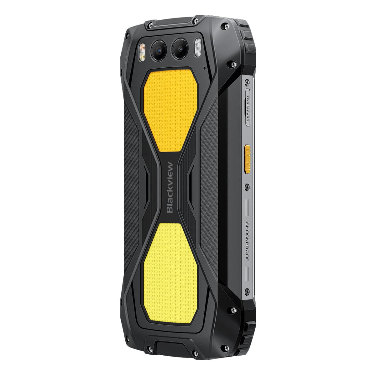 Blackview BV7300 LTE 6.67" HD+IPS 720x1604 90Hz Corning 5th MT6769V Octa-core 2.0GHz 6+256GB CAM Front 32MP Rear 50+20MP Night vision, 15000mAh NO Charger Dual Camping lights Yellow "BV7300_Y_EU" — miniatură