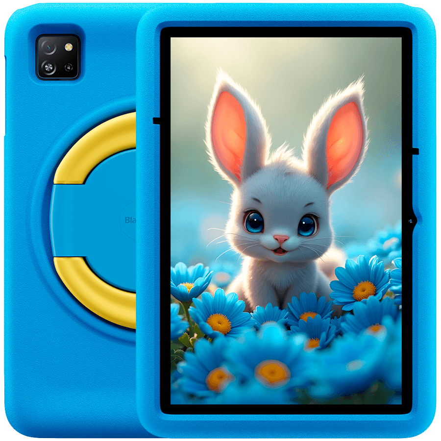 Blackview Tab 60 Pro Kids 4GB/128GB, 10.1-inch HD+ 800x1280, 5MP Front/8MP Back Camera, Battery 7700mAh, LTE, USB Type-C, Android 15, SD card slot, Ocean Blue "BVTAB60PRO_KIDS-BL"