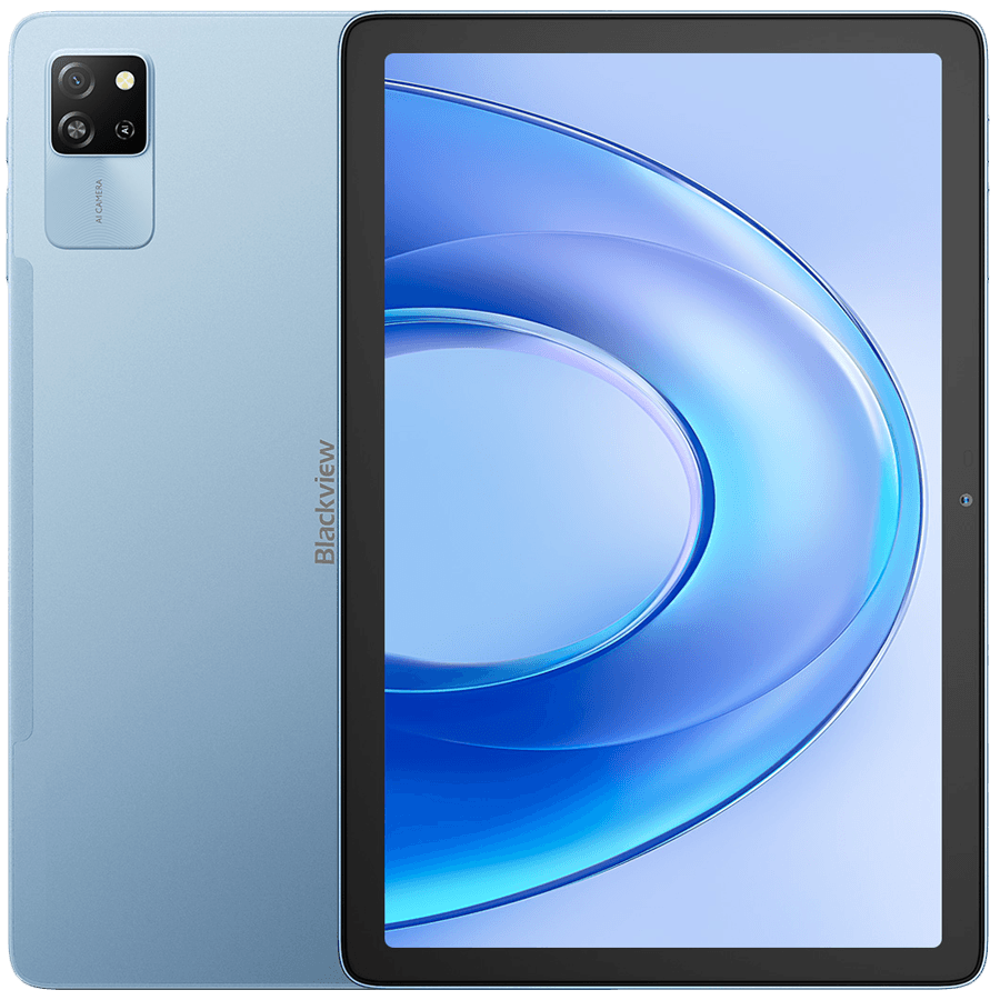 Blackview Tab 60 Pro SET 10.1-inch HD+ 800x1280 IPS 60Hz, 8GB/128GB, Cam Front 5MP Rear 8MP, 7700mAh, LTE, USB Type-C, Charger, Cable, SIM tool, Android 15, Sunny Sky Blue "BVTAB60PRO_S8BL"