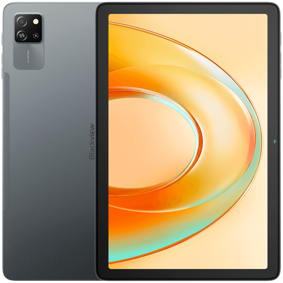 Blackview Tab 60 Pro SET 10.1-inch HD+ 800x1280 IPS 60Hz, 8GB/128GB,Cam Front 5MP Rear 8MP,7700mAh, LTE, USB Type-C, Charger, Cable, Android 15, Volcano Grey "BVTAB60PRO_S8GR"