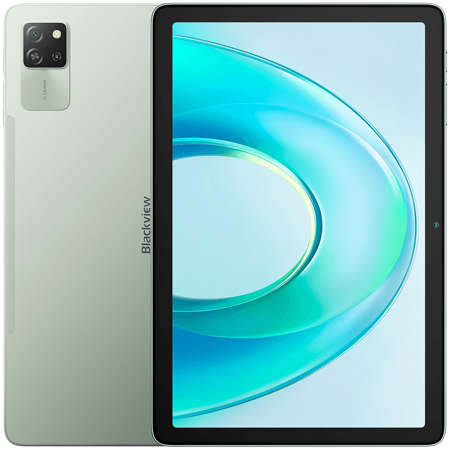 Blackview Tab 60 Pro SET 10.1-inch HD+ 800x1280 IPS 60Hz, 8GB/128GB, Cam Front 5MP Rear 8MP,7700mAh, LTE, USB Type-C, Charger,Android 15, Algae Green "BVTAB60PRO_S8PL"