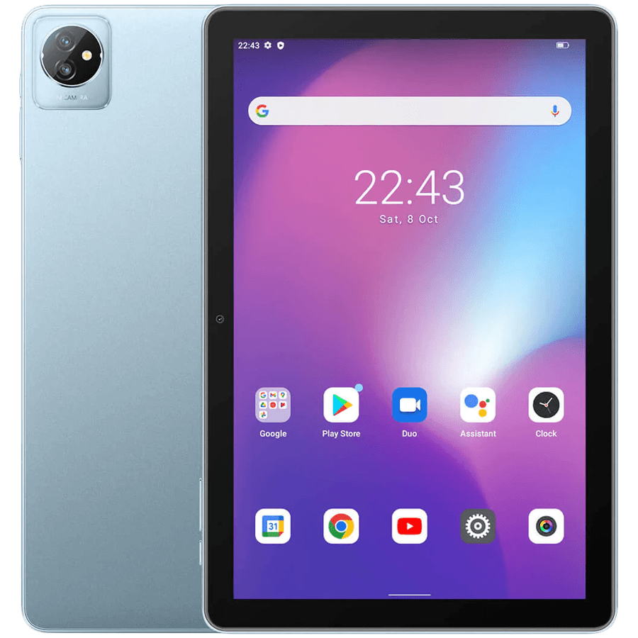 Blackview Tab 70 WiFi 4GB/64GB, 10.1 inch HD+ 800x1280 IPS, Quad-core, 2MP Front/5MP Back Camera, Battery 6580mAh, Android 13, Blue "BVTAB70-BL"