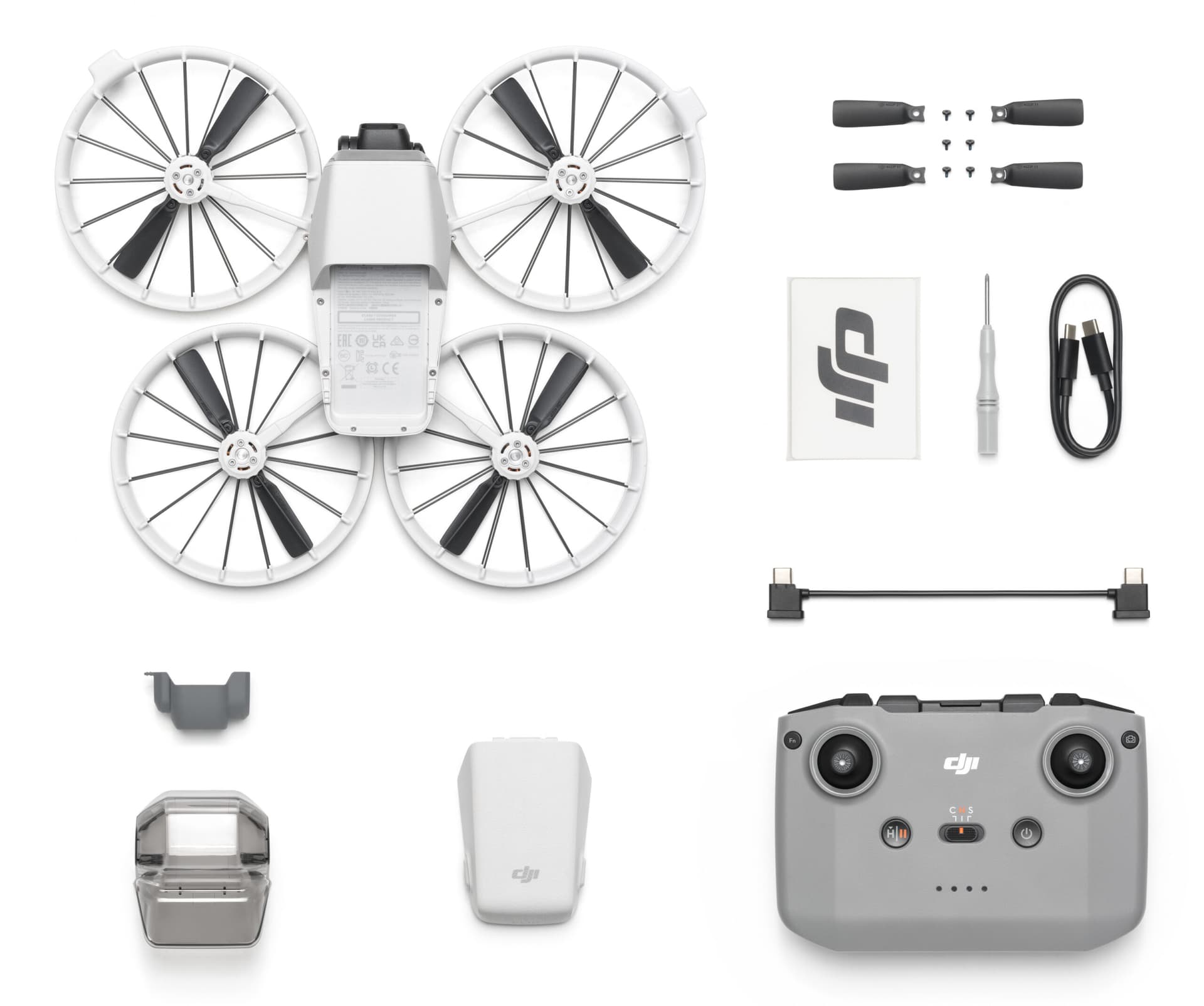 Drona DJI FLIP 4K/60, 48MP, RC-N331min autonomie "CP.FP.00000179.01" — miniatură