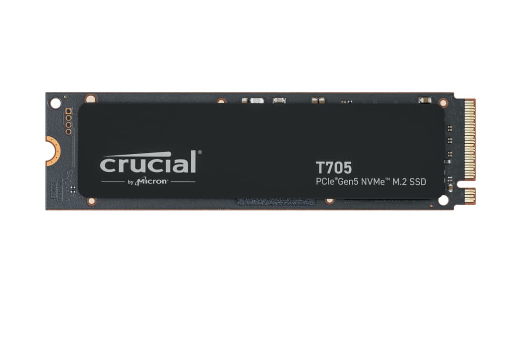 SSD T705 1TB, SSD (black, PCIe 5.0 x4, NVMe 2.0, M.2 2280) "CT1000T705SSD3"
