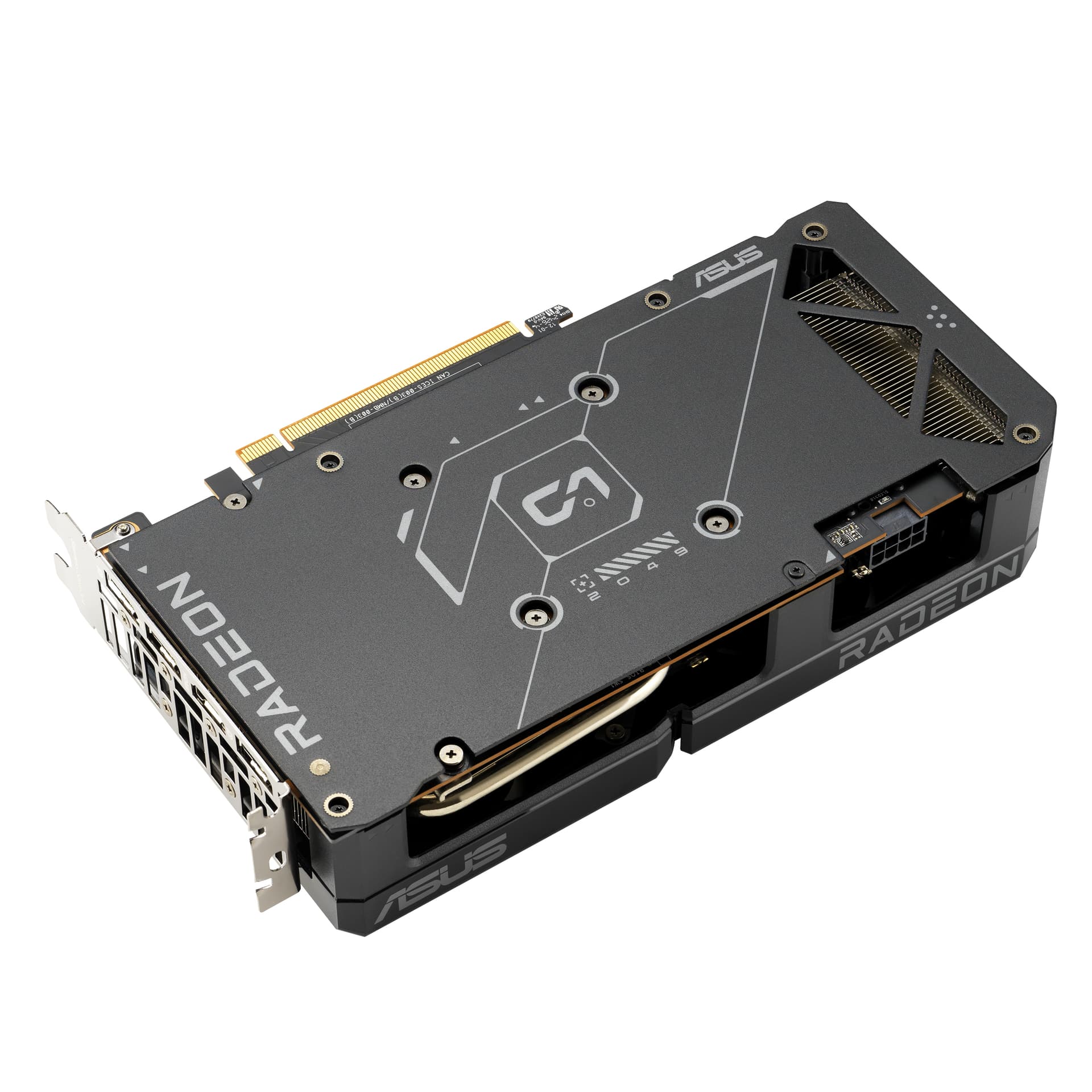 Radeon RX 7600 DUAL EVO OC 8GB GDDR6 1#28-bit "DUAL-RX7600-O8G-EVO" — miniatură