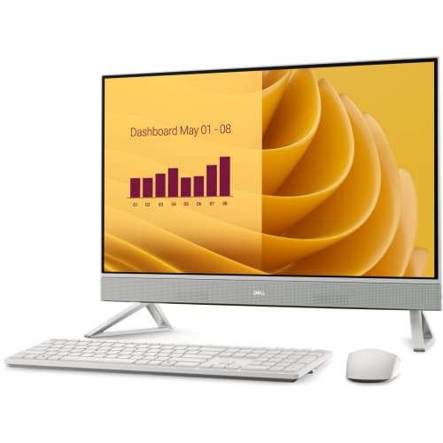 Dell 27 AIO,27"FHD(1920x1080)Infinity Touch,Intel Core 7 150U,16GB(2x8)DDR5,1TB SSD,NVIDIA GeForce MX570A/2GB,White,Win11Pro,3Yr NBD "EC27250_RPLU-R_003-05" — miniatură