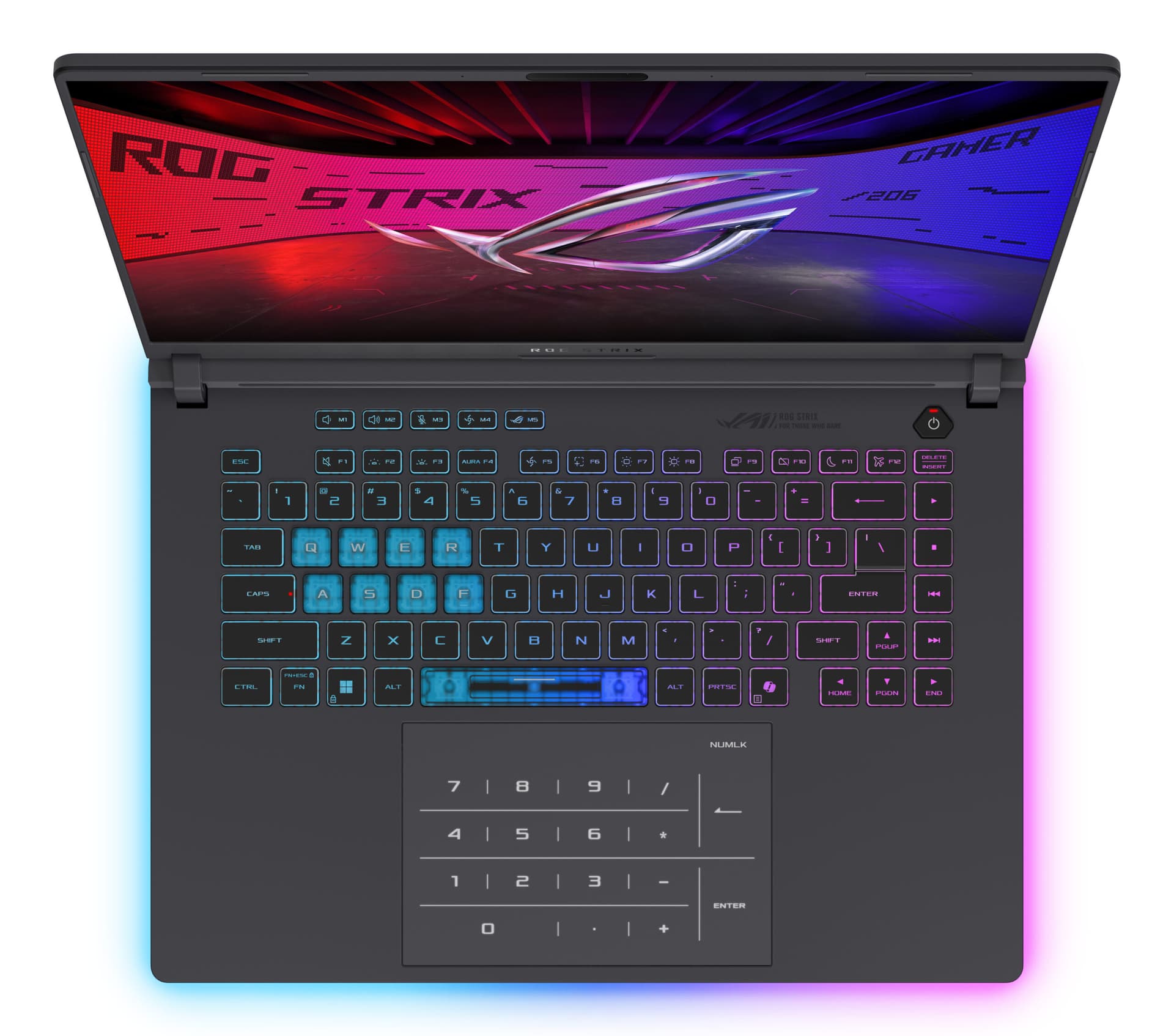Gaming 16 ROG Strix G16 G615JHR, FHD+ 165Hz, Procesor Intelxxxx CoreTM i7 14650HX (30M Cache, up to 5.20 GHz), 32GB DDR5, 512GB SSD, GeForce RTX 5050 8GB, No OS, Eclipse Gray "G615JHR-RV081" ( — miniatură