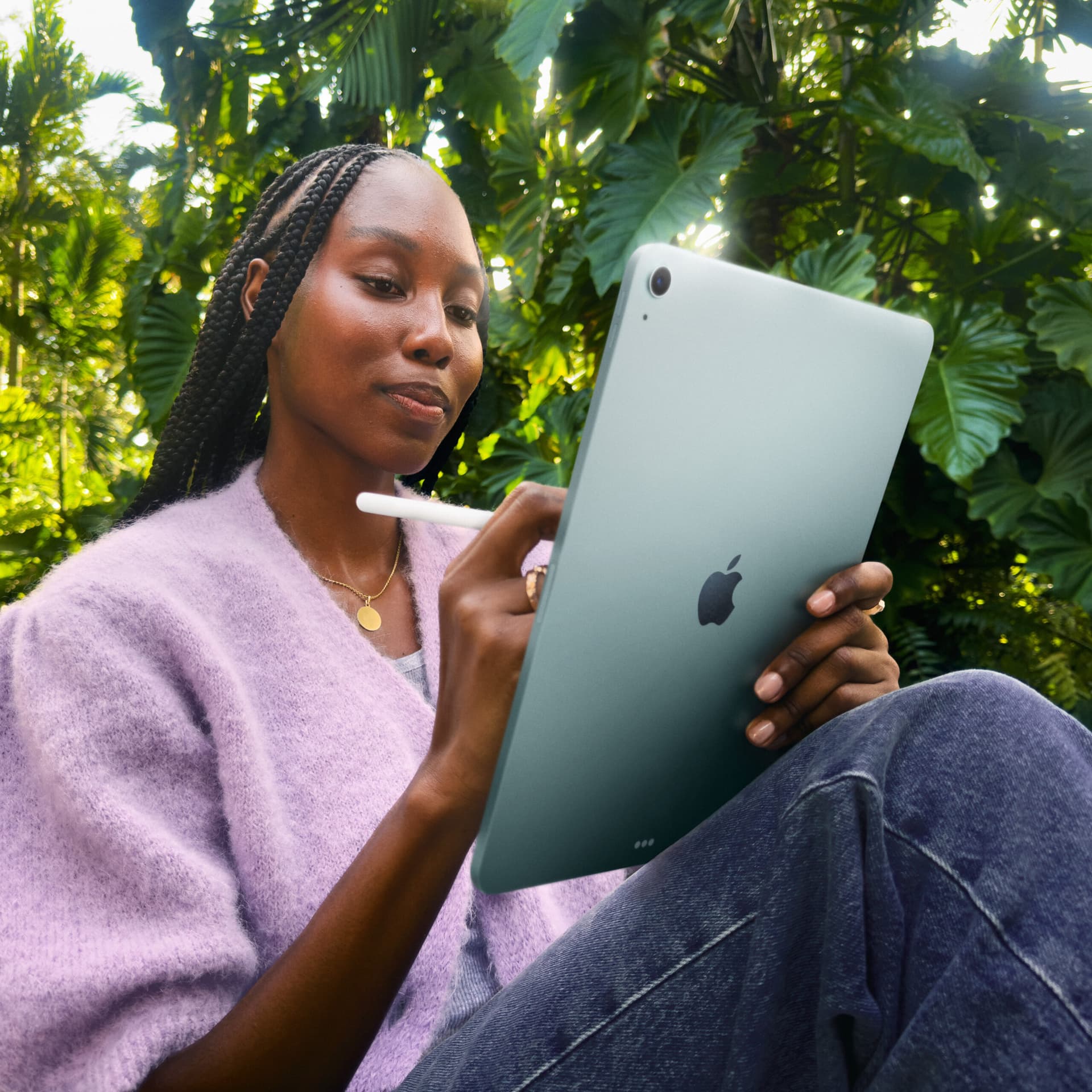 Tableta iPad Air 11" 2025 128GB Wi-Fi + Cellular Purple "MCA04" — miniatură