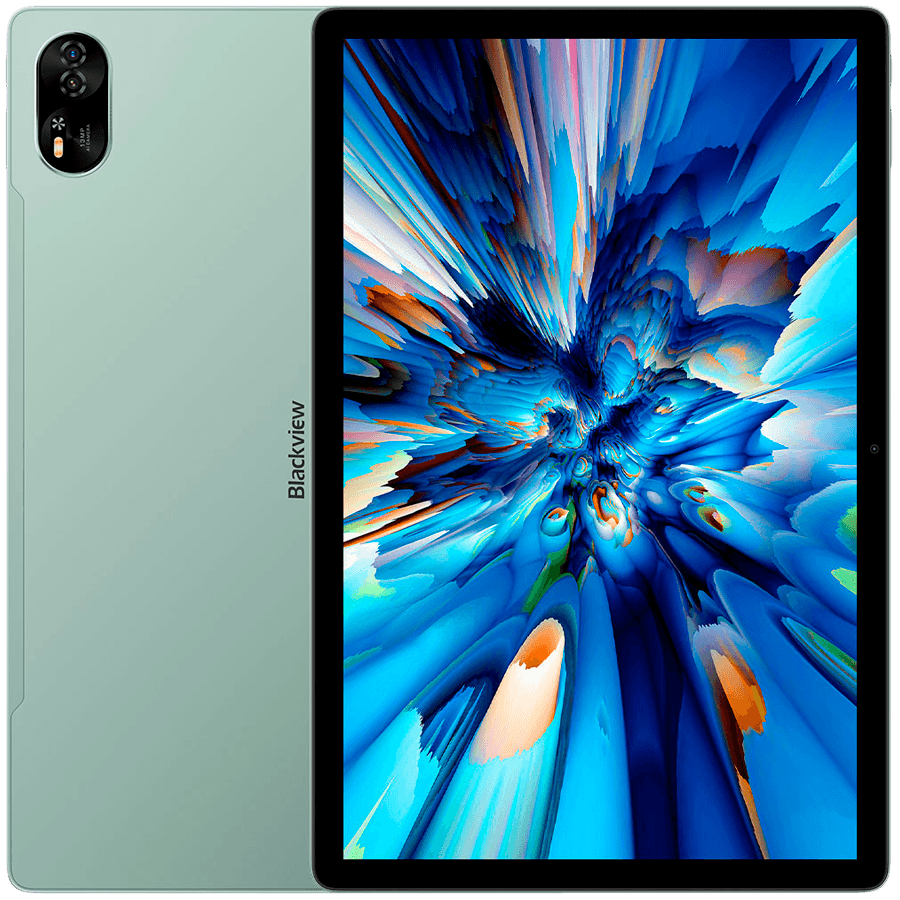 Blackview MEGA 8 13inch FHD IPS 1200x1920 90Hz 12GB+256GB Unisoc T620 Octa-core 2.2GHz Cam Front 13MP Rear 50MP LTE 1100mAh,Android 15 Lagoon Green "MEGA 8_LG256"