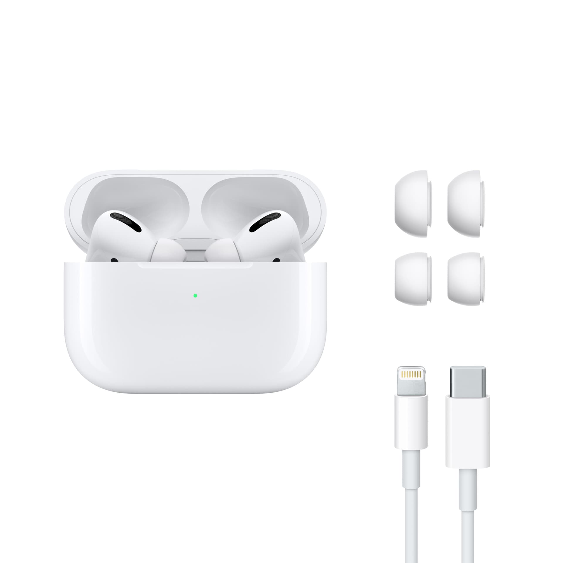 AirPods Pro (2021) carcasa de incarcare wireless compatibila cu MagSafe, Alb "MLWK3" — miniatură