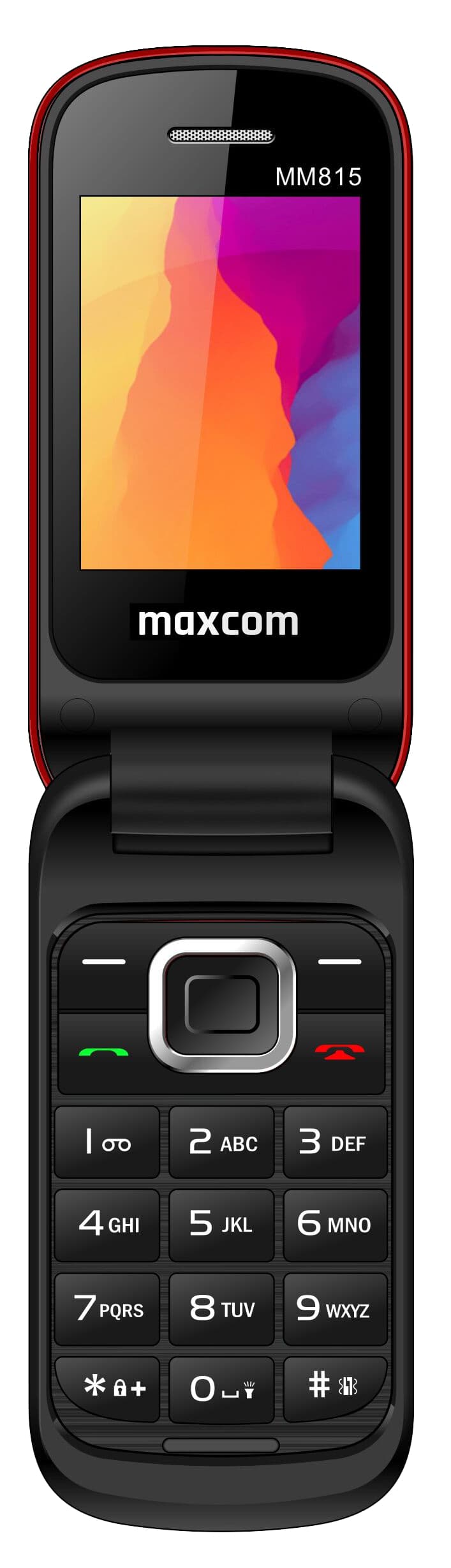 Telefon mobil MM815 Comfort Dual SIM 2G 2.4 USB Type-C destinat seniorilor Rosu "MM815 Red"