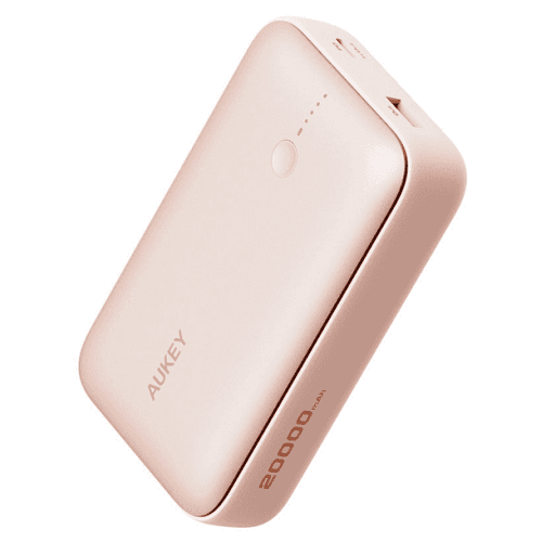 POWER BANK USB 20000MAH/PB-Y57 PINK AUKEY "PB-Y57 PINK" — miniatură