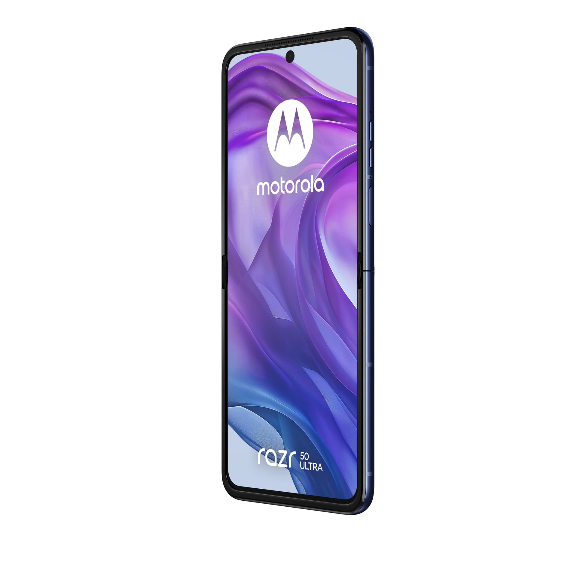 Smartphone razr 50 ultra 512GB 12GB RAM 5G Dual SIM Midnight Blue "PB1T0002PL" — miniatură