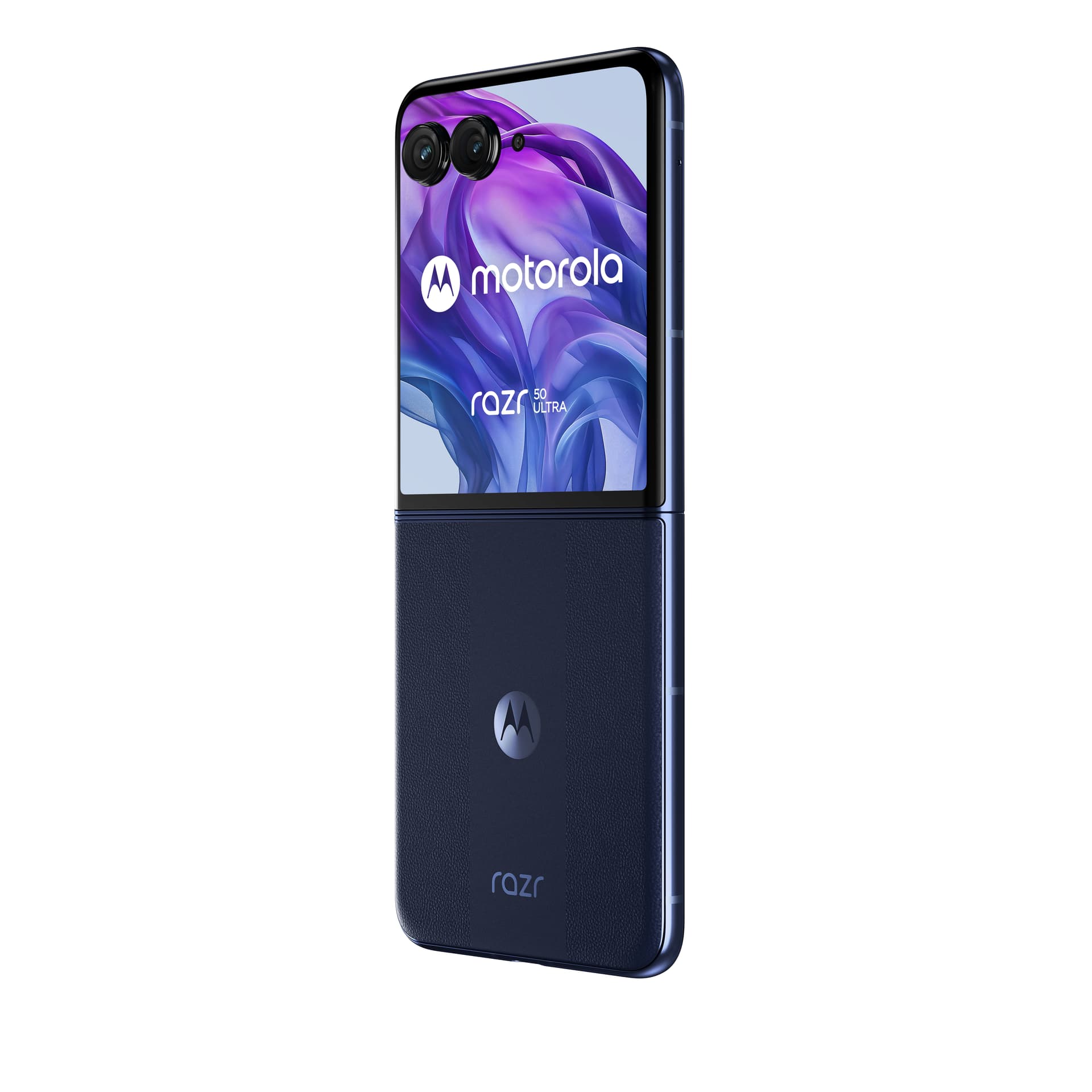 Smartphone razr 50 ultra 512GB 12GB RAM 5G Dual SIM Midnight Blue "PB1T0002PL" — miniatură
