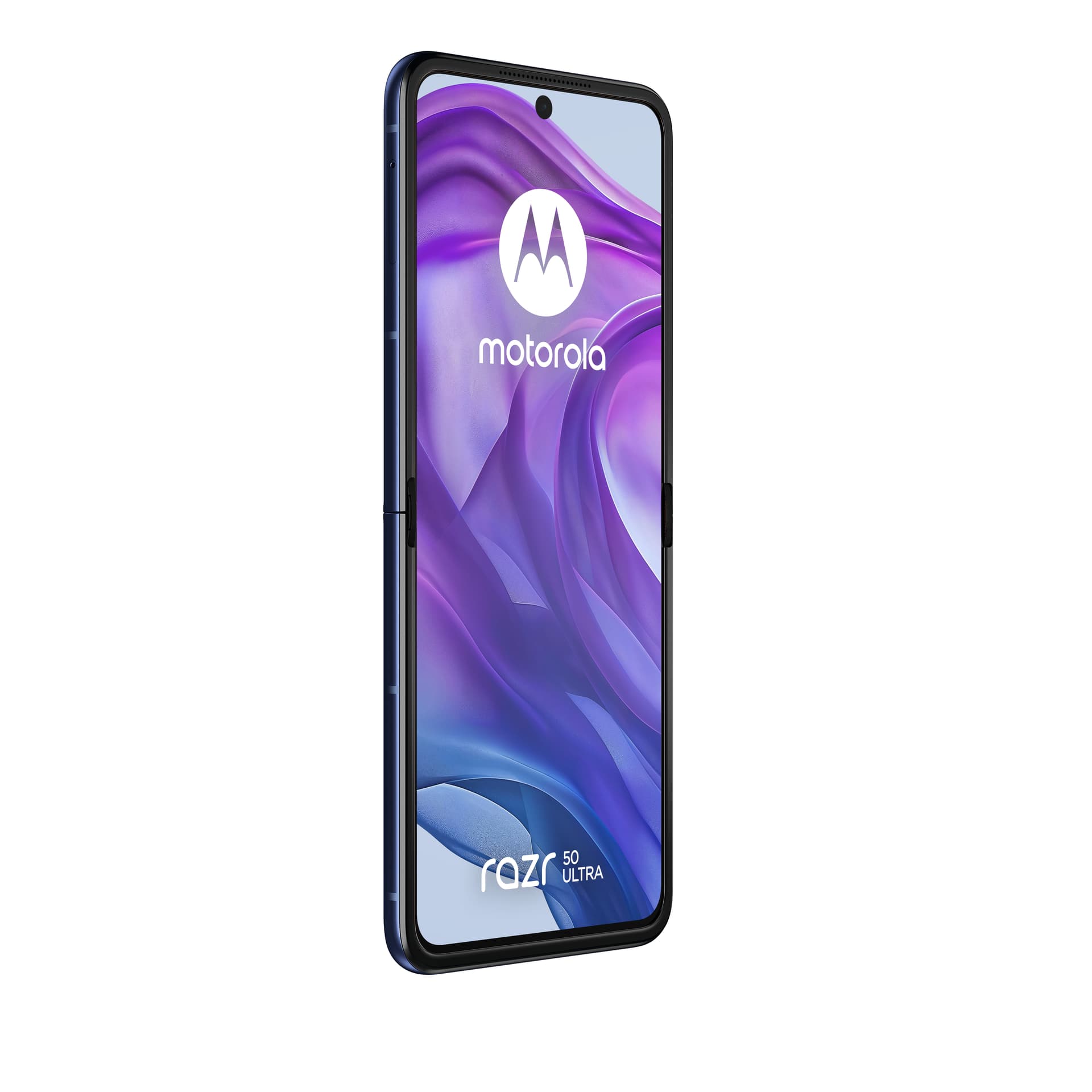 Smartphone razr 50 ultra 512GB 12GB RAM 5G Dual SIM Midnight Blue "PB1T0002PL" — miniatură