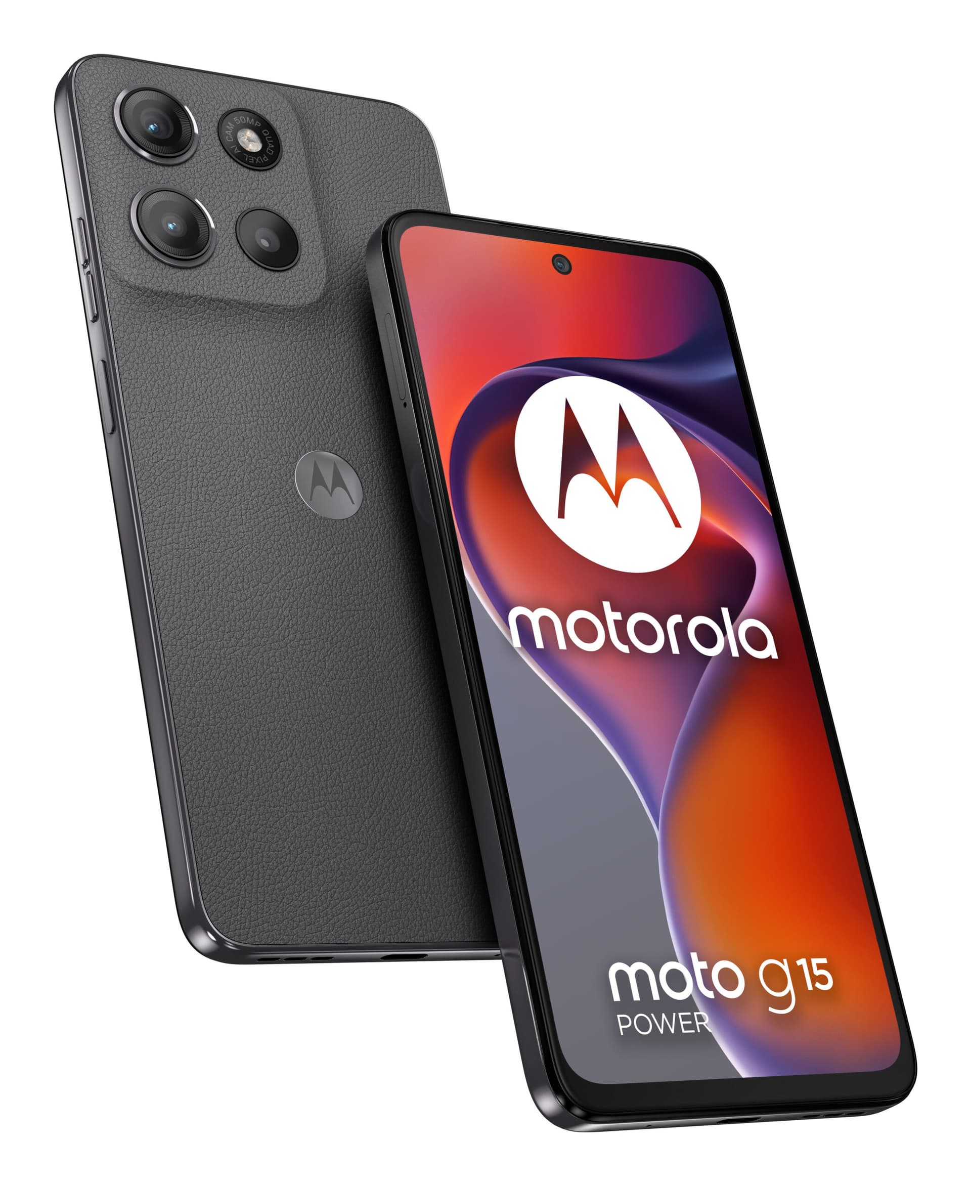Moto g15 Power, 256GB, 8GB RAM, Dual SIM, 4G, Tri-Camera, Gravity Grey "PB6G0001PL"