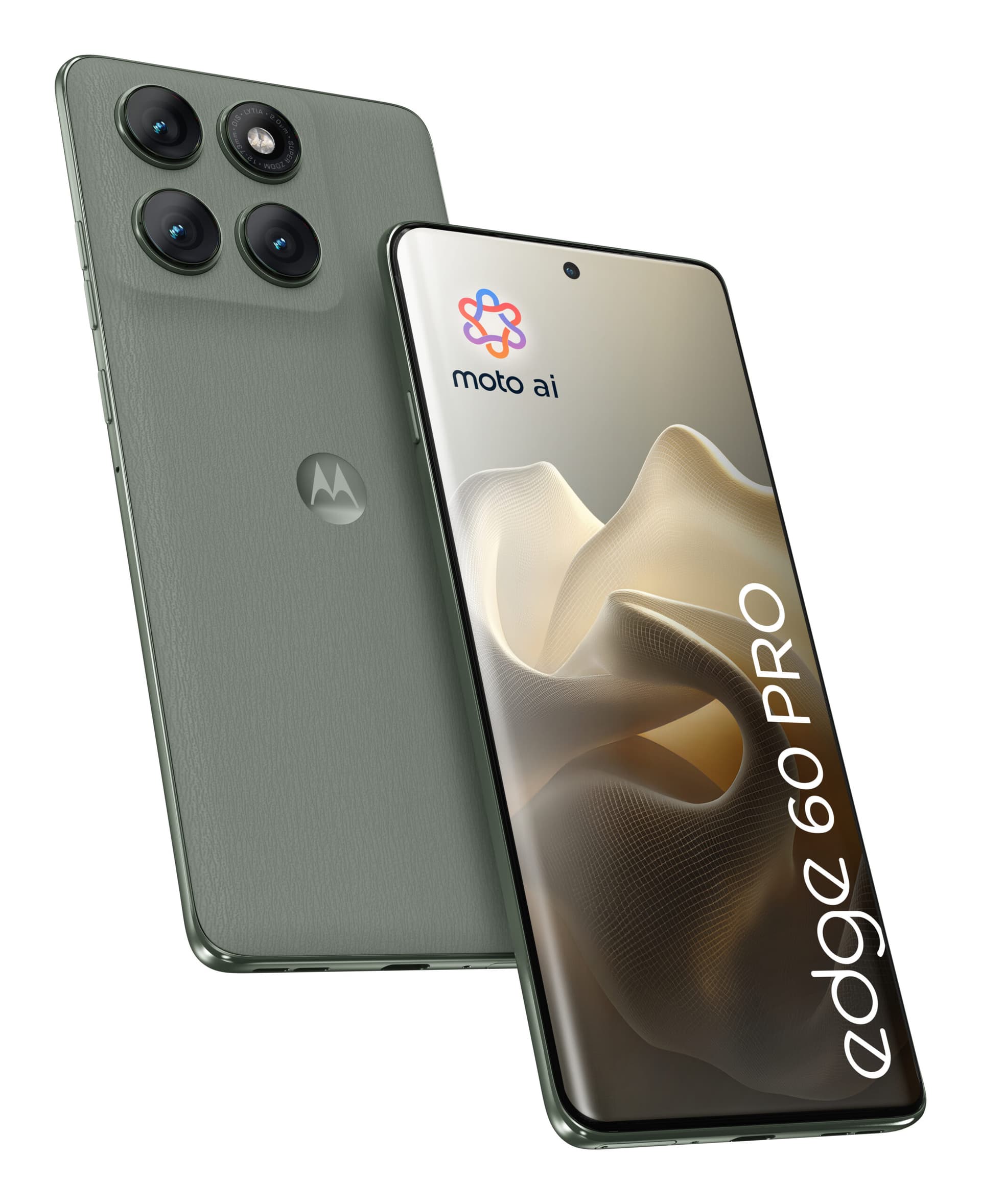 Smartphone Moto Edge 60 Pro 512GB 12GB RAM 5G Dual SIM Shadow Green "PB7X0006SE" — miniatură