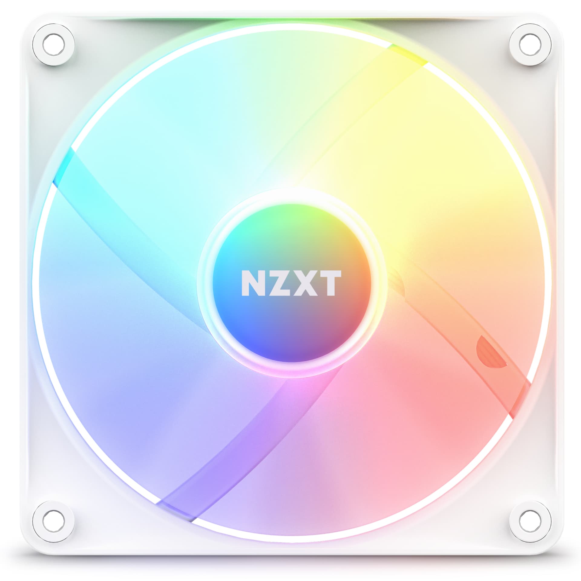 NZXT F120 RGB Core Single 120x120x26, case fan (white, single fan, without controller) "RF-C12SF-W1" — miniatură