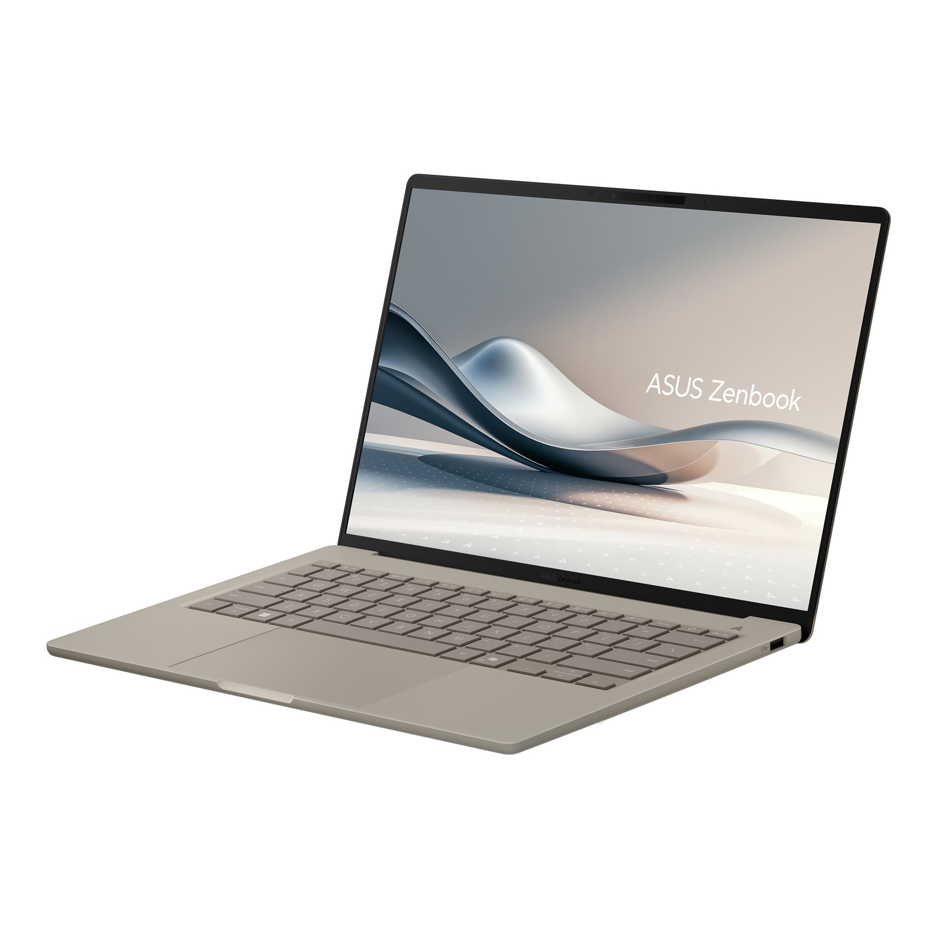 ASUS Zenbook A14 UX3407QA-QD340X Qualcomm Snapdragon X 14inch OLED WUXGA 32GB LPDDR5X 1TB M.2 NVMe PCIe SSD W11P 3Y Zabriskie Beige "UX3407QA-QD340X" ( — miniatură