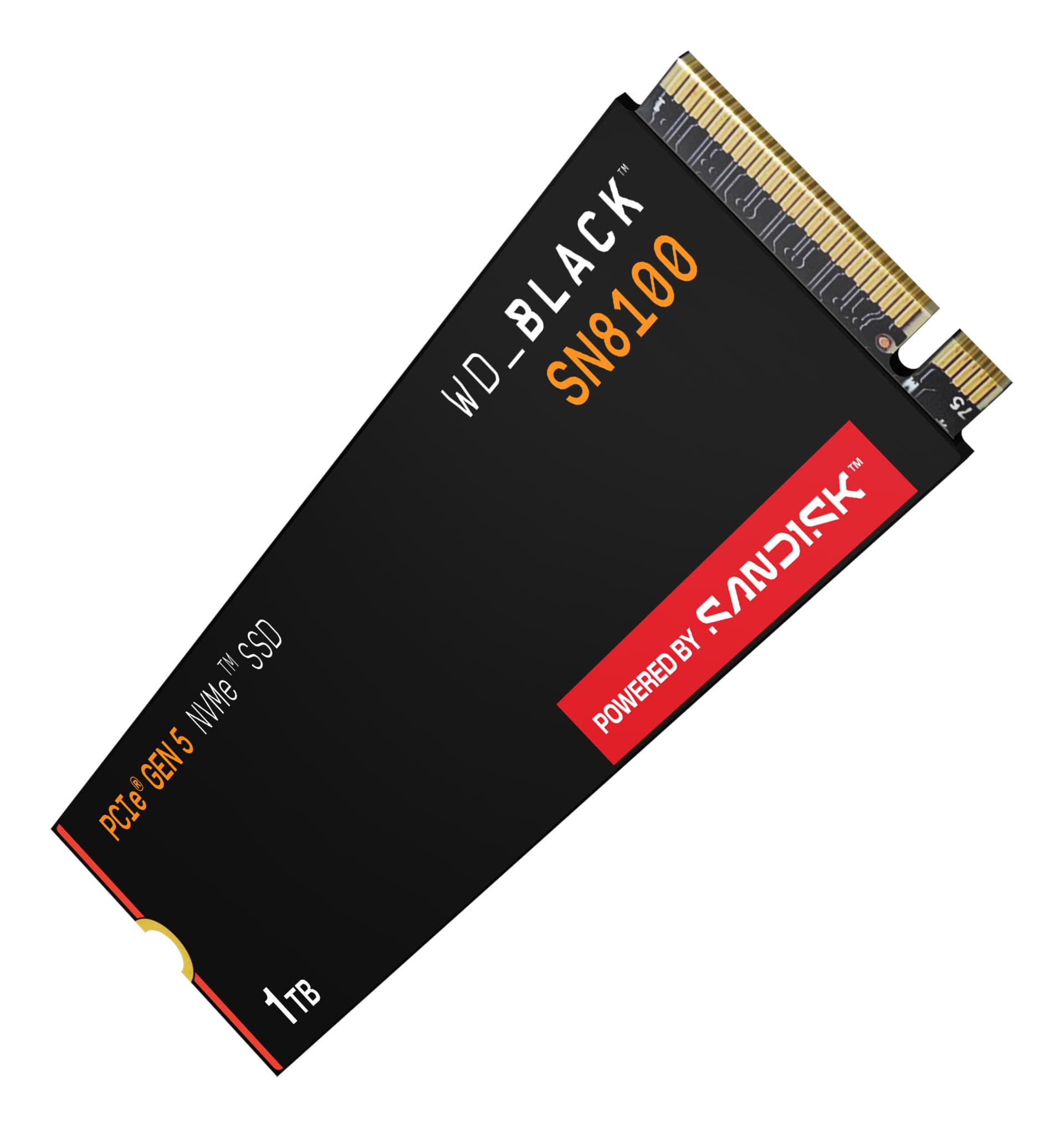 SSD PCIE G5 M.2 1TB/BLACK SN8100 WDS100T1X0M WDC "WDS100T1X0M" — miniatură
