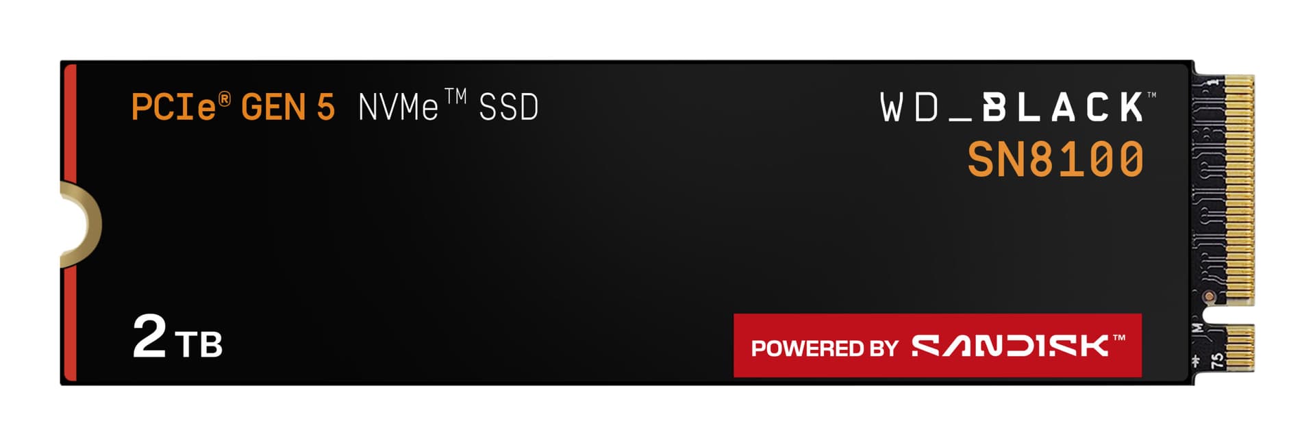 SSD PCIE G5 M.2 2TB/BLACK SN8100 WDS200T1X0M WDC "WDS200T1X0M"