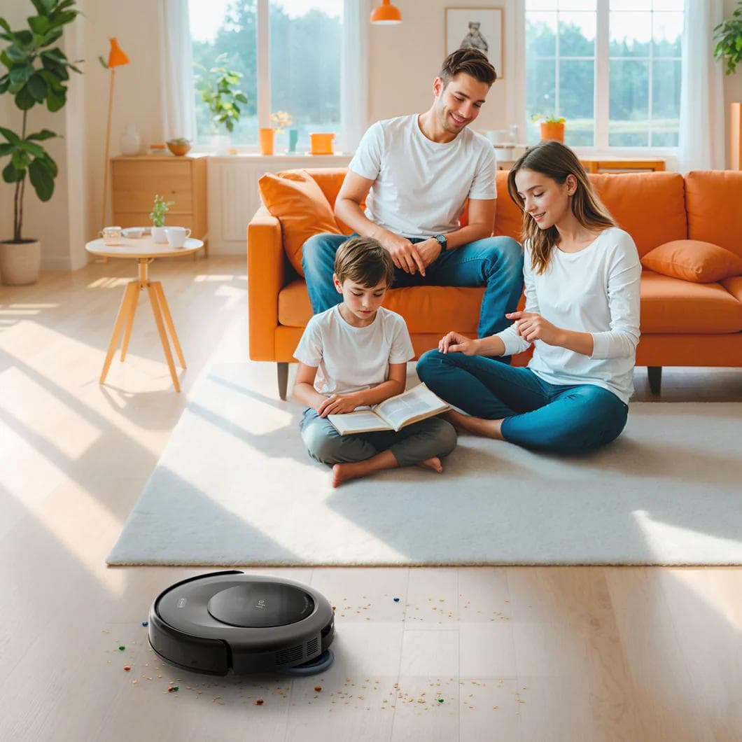 Robot All-in-One Anker "eufy Omni C20", 7.000 Pa, aspirare uscata si umeda, Wi-Fi, multi-suprafete, volum rezervor 3.1L, negru, "T2280G11" - 0194644209216 — miniatură