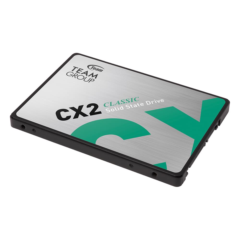 SSD TEAMGROUP CX2, 512GB, S-ATA III 2.5", 3D NAND, R/W: 530/470 MB/s, "T253X6512G0C101" — miniatură