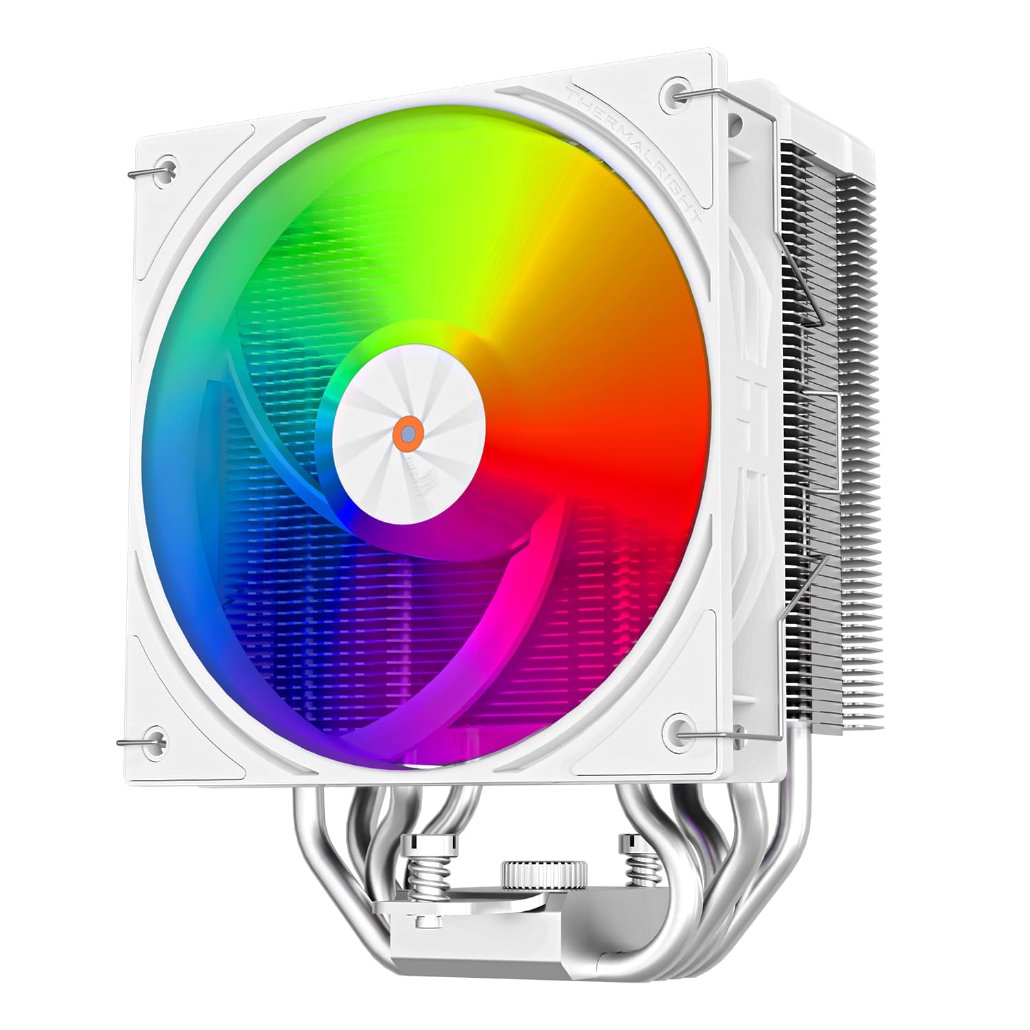 COOLER Thermalright "Assassin X 120 R Digital Argb White" skt. Intel si AMD, racire cu aer, vent. 120mm, 2000 rpm, 4 heatpipes, inaltime 151mm, ARGB,"Assassin X 120 R Digital Argb White" — miniatură