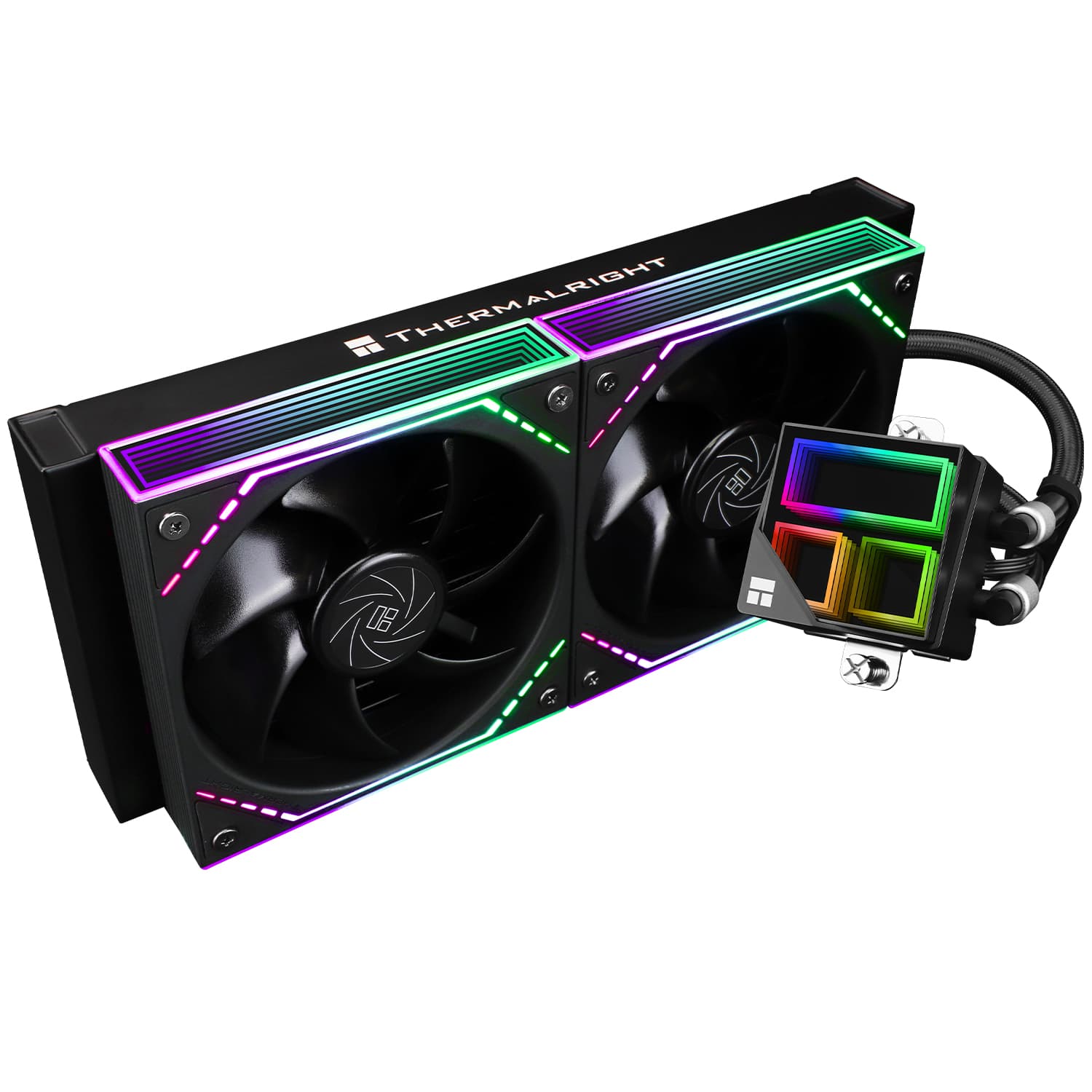 COOLER Thermalright "Frozen Infinity 240", skt. Intel si AMD, racire cu lichid, 2 x 120mm, 2000 RPM, ARGB adresabil, negru "Frozen Infinity 240 Black"