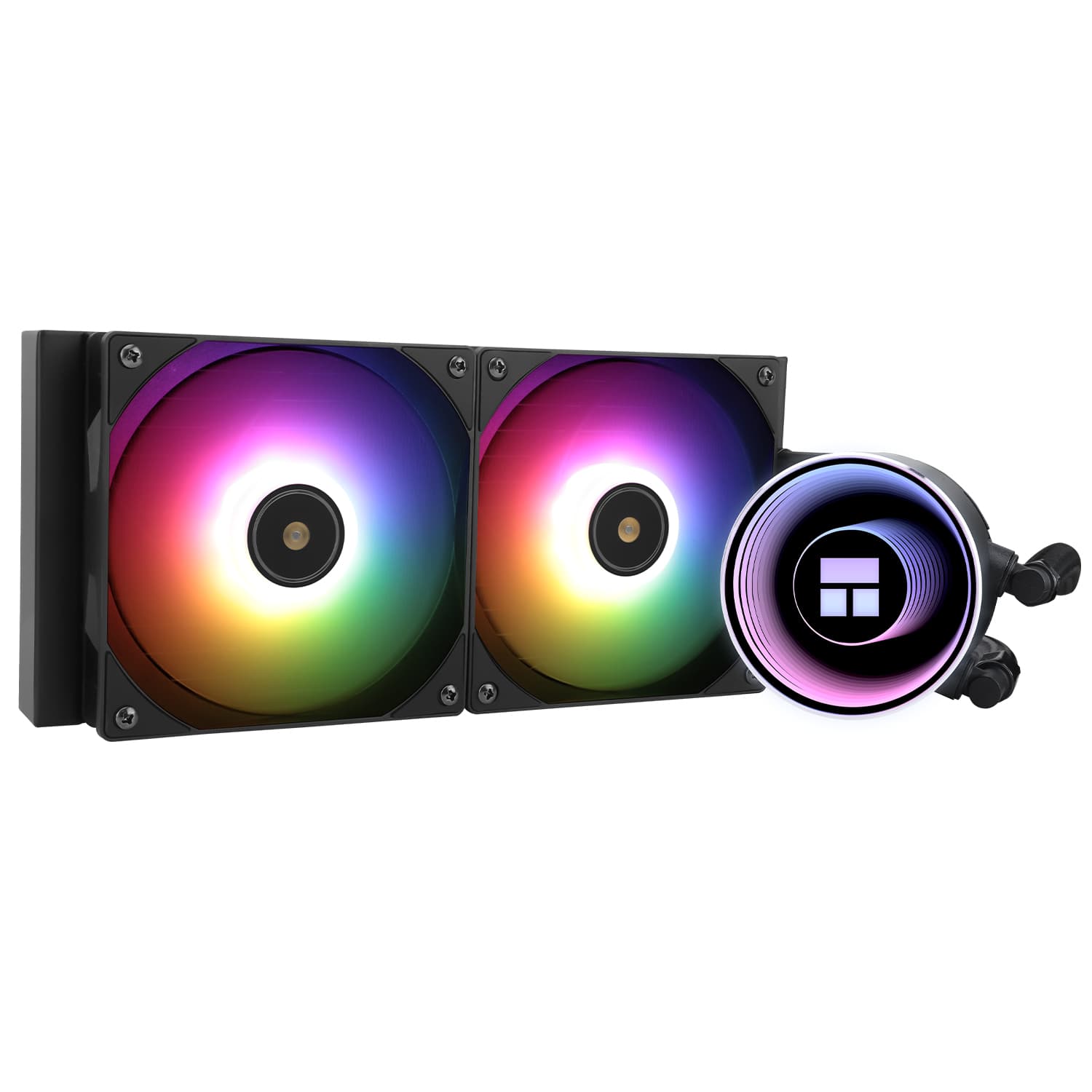 COOLER Thermalright "Frozen Notte 240 Argb V2", skt. Intel si AMD, racire cu lichid, 2 x 120mm, 2000 RPM, ARGB adresabil, negru "Frozen Notte 240 Black Argb V2"