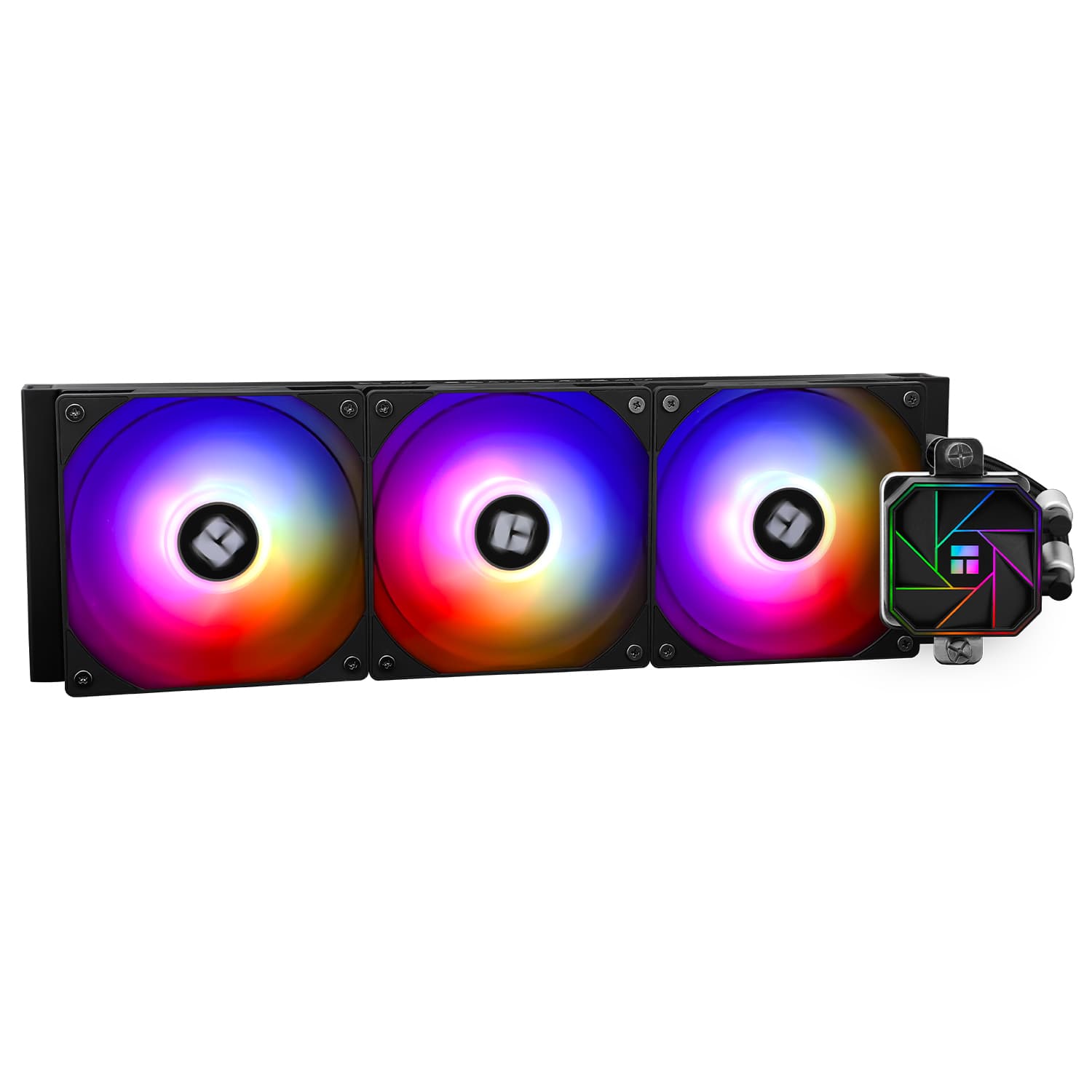COOLER Thermalright "Aqua Elite 360 Black Argb V3", skt. LGA1851, LGA 1700, AM4, AM5, racire cu lichid, 3 x 120mm, 1500 RPM, ARGB adresabil, negru "Aqua Elite 360 Black Argb V3"