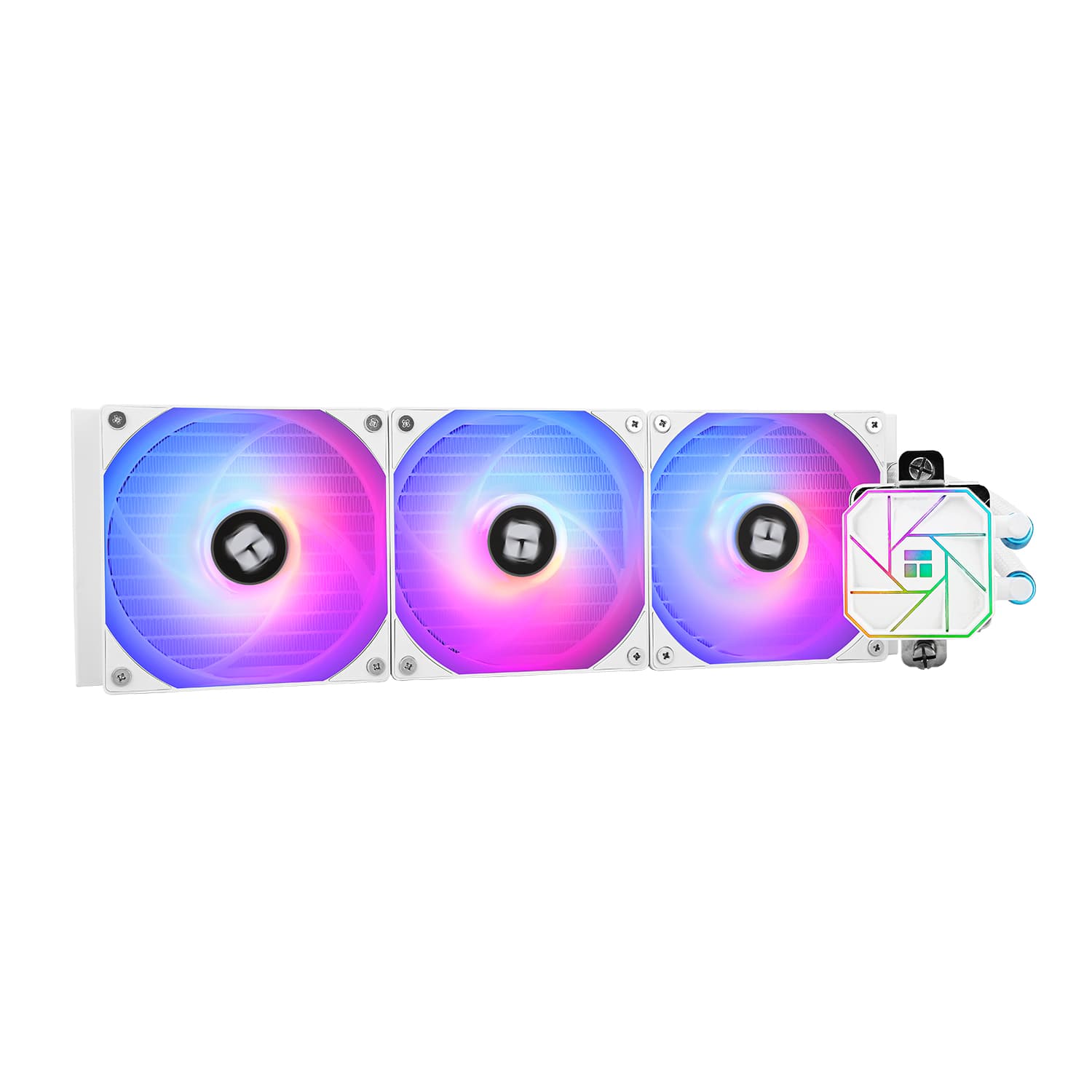 COOLER Thermalright "Aqua Elite 360 White Argb V3", skt. LGA1851, LGA 1700, AM4, AM5, racire cu lichid, 3 x 120mm, 1500 RPM, ARGB adresabil, alb "Aqua Elite 360 White Argb V3"