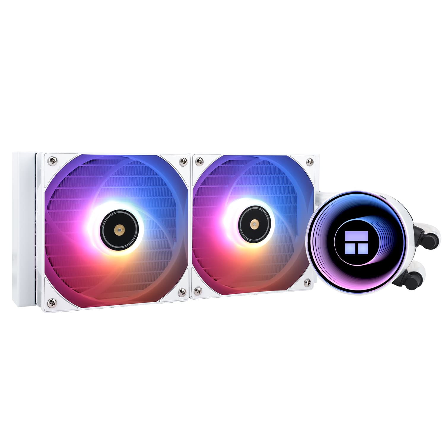 COOLER Thermalright "Frozen Notte 240 Argb V2", skt. Intel si AMD, racire cu lichid, 2 x 120mm, 2000 RPM, ARGB adresabil, alb "Frozen Notte 240 White Argb V2" — miniatură