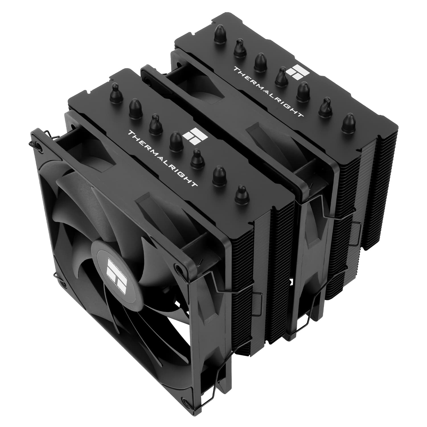 COOLER Thermalright "Phantom Spirit 120 SE Black" skt. Intel si AMD, racire cu aer, vent. 120mm, 1500 rpm, 7 heatpipes, inaltime 154mm,"Phantom Spirit 120 SE Black" — miniatură