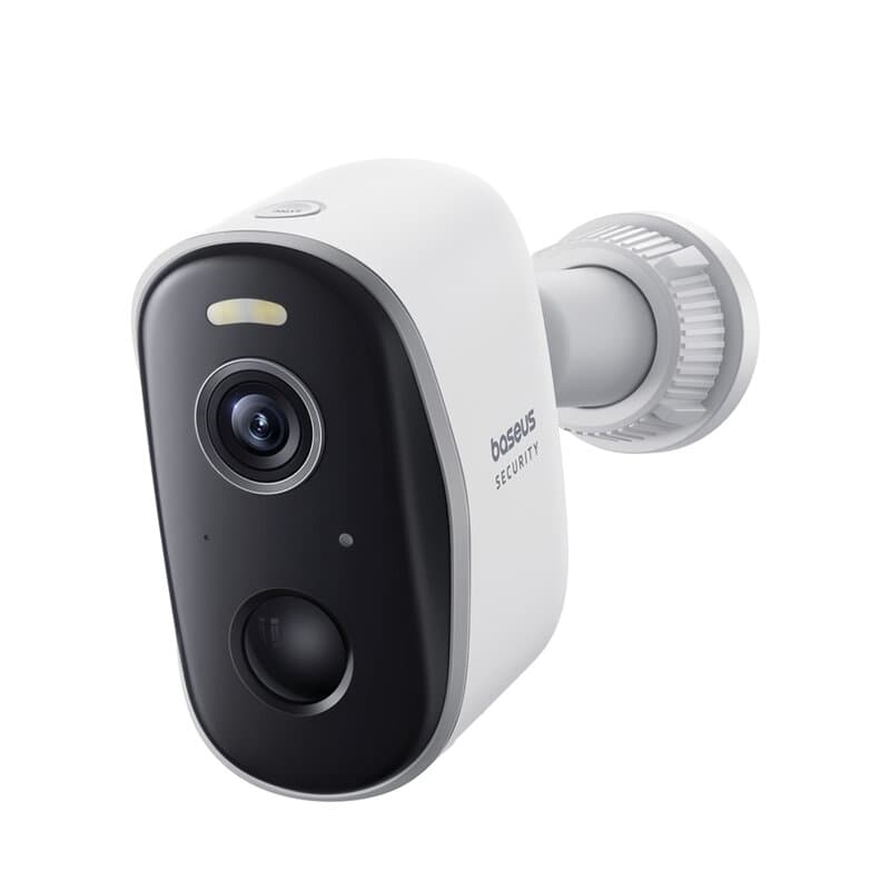 CAMERA IP Exterior Baseus N1, 2K, 2304 x 1296, acumulator integrat, unghi pana la 145 grade, IP67, dist. IR 30 m, tip lentila fixa 3 mm, 3 Mpx, wireless, slot SD card, "S0ST002130" — miniatură