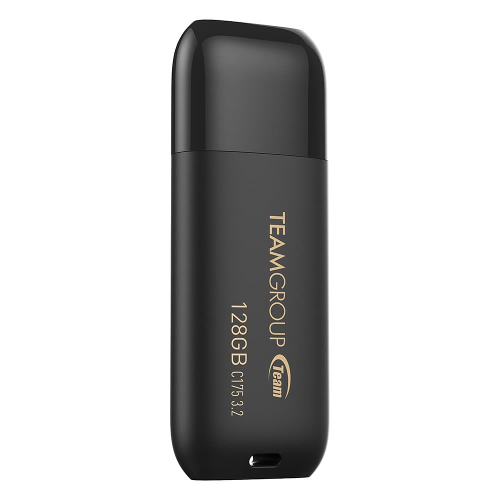 MEMORIE USB 3.2 TEAMGROUP C175, 128 GB, plastic, negru "TC1753128GB01" — miniatură