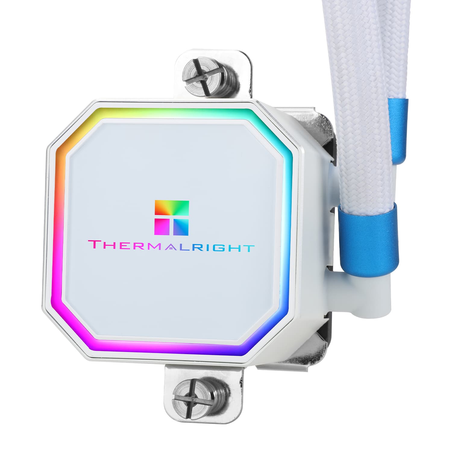 COOLER Thermalright "Frozen Prism 360 Argb", skt. Intel si AMD, racire cu lichid, 3 x 120mm, viteza rotatie pompa 3300 RPM, 1850 RPM, ARGB, alb "Frozen Prism 360 White Argb" — miniatură