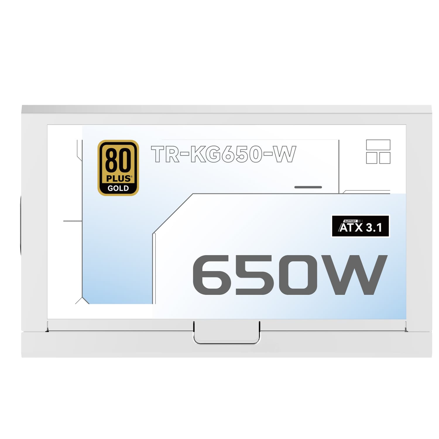 SURSA Thermalright "TR-KG650W", 650W, certificare 80 Plus Gold, modular, LLC, DC to DC, fan 120mm, alb, "TR-KG650W" — miniatură