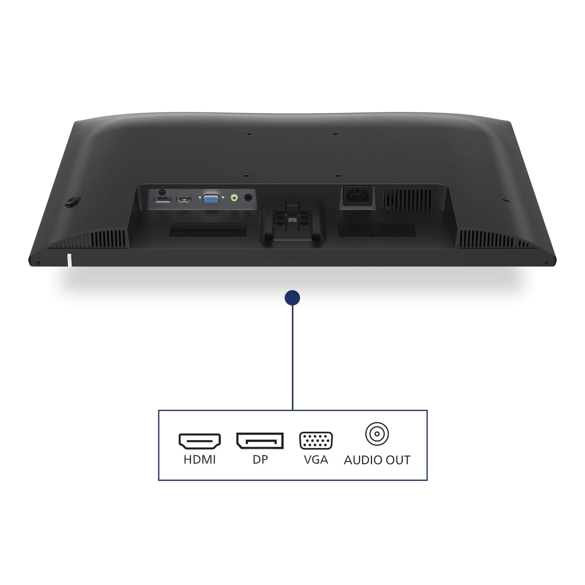 MONITOR PHILIPS 23.8 inch, home, office, IPS, Full HD (1920 x 1080), 120 Hz, Wide, 300 cd/mp, 4 ms, HDMI 1.4, VGA, DisplayPort 1.2 "24E1N1200A/00" — miniatură