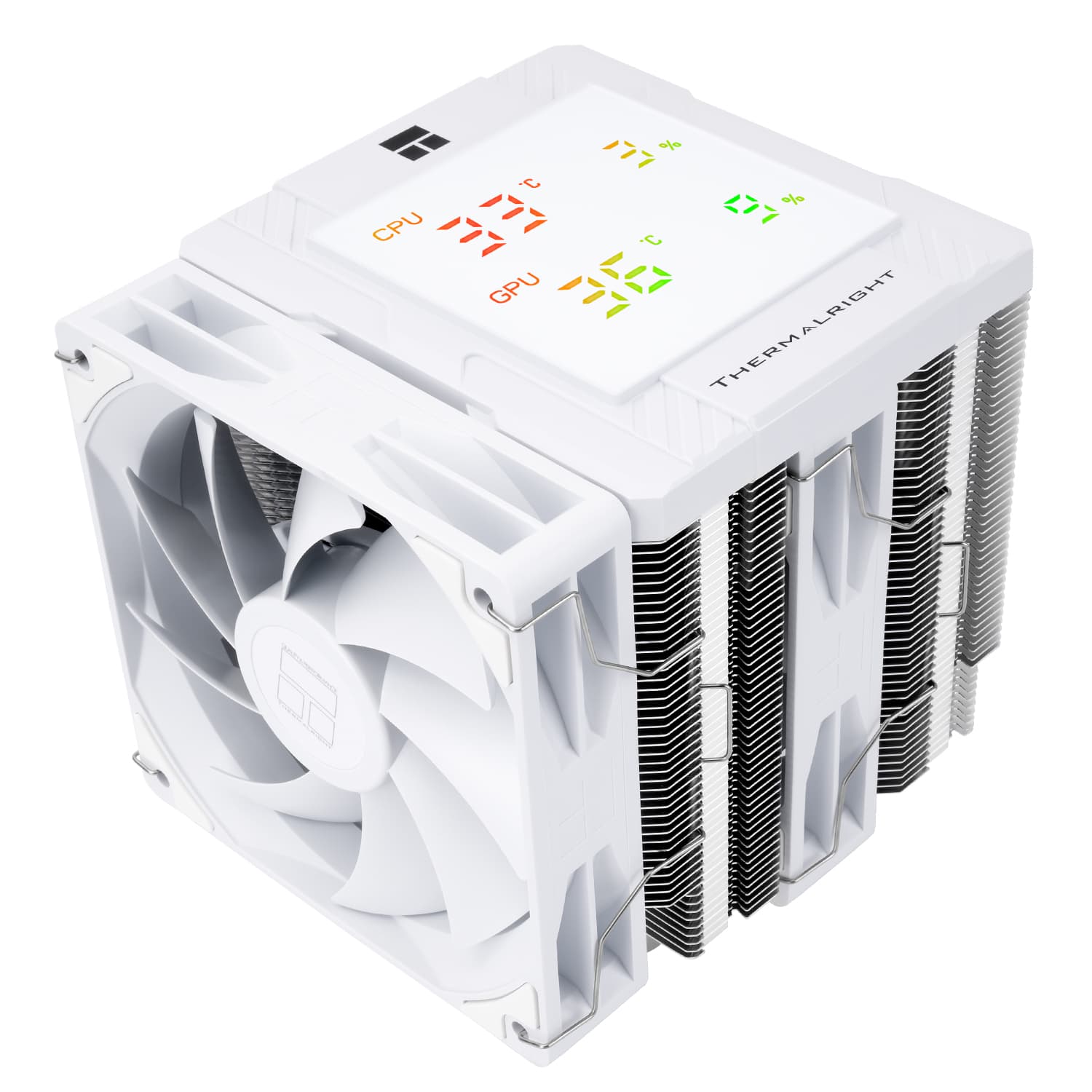 COOLER Thermalright "Peerless Assassin 120 Digital White" skt. Intel si AMD, racire cu aer, vent. 2 x 120mm (TL-C12C-X28 V2), 1850 rpm, 6 heatpipes, inaltime 162mm,"Peerless Assassin 120 Digital White"
