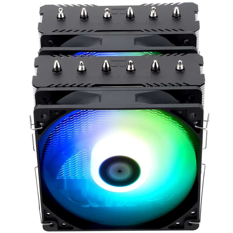 COOLER Thermalright "Peerless Assassin 120 SE ARGB" skt. Intel si AMD, racire cu aer, vent. 120mm, 1500 rpm, 6 heatpipes, inaltime 155mm, ARGB,"Peerless Assassin 120 SE ARGB" — miniatură
