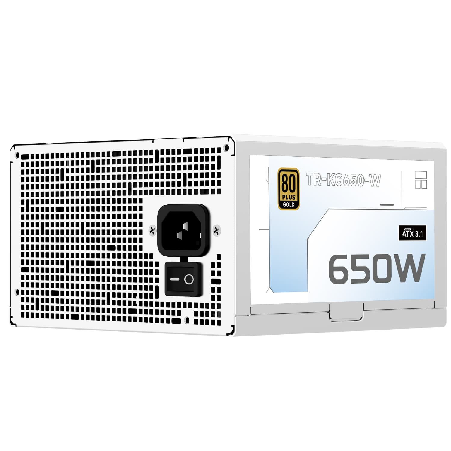 SURSA Thermalright "TR-KG650W", 650W, certificare 80 Plus Gold, modular, LLC, DC to DC, fan 120mm, alb, "TR-KG650W" — miniatură