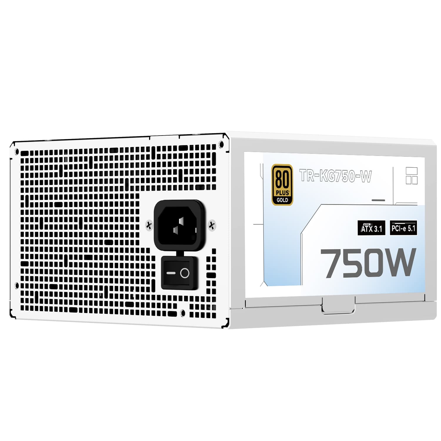 SURSA Thermalright "TR-KG750W", 750W, certificare 80 Plus Gold, modular, LLC, DC to DC, fan 120mm, alb, "TR-KG750W" — miniatură